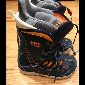 Burton “Bone Out” Moto Boots Snowboard Sz 8